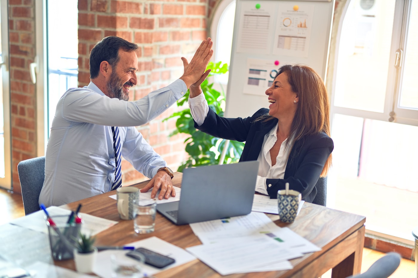 Professionals collaborating with trust and confidentiality